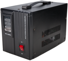 Spannungsstabilisator 500VA, LCD-Display, Servomotor und Verzögerungsfunktion