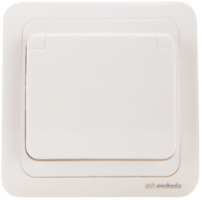 ST-Schuko-Steckdose mit Deckel 1001