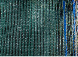 HDPE-UV Schattierungsnetz, Grün, 35 Dichte