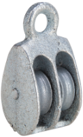 Doppel-Seilrolle mit Ring