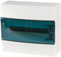 Aufputz-Kleinverteiler Modular Mini 1Rx12 Module