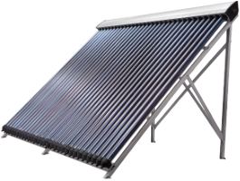 Druckbeaufschlagter Heatpipe-Solarkollektor SPA-58 Inox