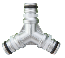 Aluminium Dreiwege-Schlauchkupplung 2014 EvoTools +Plus®