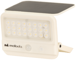 LED-Strahler mit Solarladung und Bewegungssensor EvoTools®