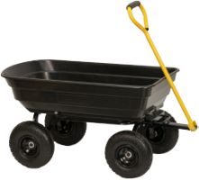 Gartenwagen mit Kunststoffmulde