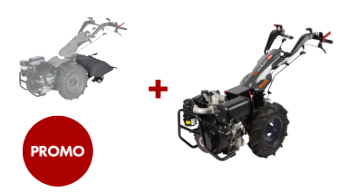 Paket Motorhacke mit Dieselmotor Kama MTD370 mit Elektrostart und Fräse EvoTools +Plus®