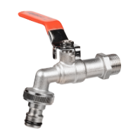 Doppel-Service Hahn mit Hebel und Schnellkupplung EvoSanitary®