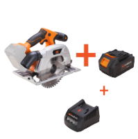 Akku-Kreissäge-Set bürstenlos mit Akku und Ladegerät EvoTools®