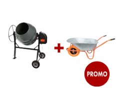 Betonmischer EvoTools +Plus® + Schubkarre PROMO 1+1