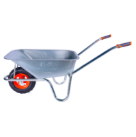 Verzinkte Schubkarre mit pneumatischem Rad und Metallfelge EvoTools +Plus® / T: 85