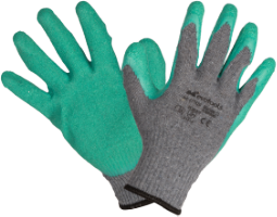 Gestrickte Latexhandschuhe Grün EvoTools®