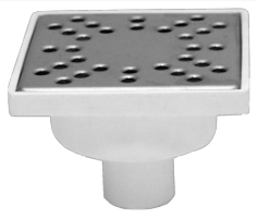 Quadratischer Bodenablauf-Siphon SV
