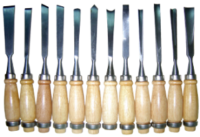 Holzschnitzbeitel-Satz (12 Stk)