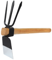 Handhacke mit Gabel