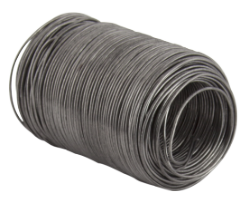 Schwarzdraht in Spulen