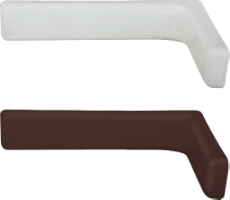 Metallkonsole mit Abdeckung
