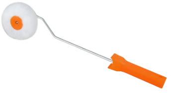 Ecken-Farbroller Polyester Weiß