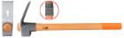 Dechsel mit Holzstiel