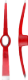 Geschmiedete Spitzhacke, Rot