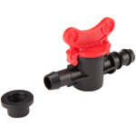 Mini-Ventil mit Dichtung für Tropfschlauch EvoTools®