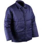 Wattierte Steppjacke Marineblau
