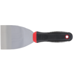 Flexibler Edelstahlspachtel mit TPR-Griff