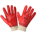 PVC-Handschuhe mit Textilmanschette