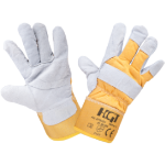 Leder- und Canvas-Handschuhe, Gefüttert