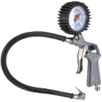 Reifenfüllpistole mit Manometer und Kupplung