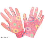 Gartenhandschuhe mit Blumenmotiv Extra