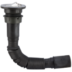 Flexibler Siphon mit Ablaufventil und Stopfen