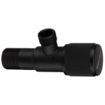 Eckventil aus Schwarzem Edelstahl mit Keramikkartusche 1186