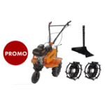 Paket Motorhacke T705 mit Pflug und Metallrädern EvoTools®