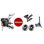 Paket Motorkultivator T1400 mit Scheinwerfer und Zubehör EvoTools®
