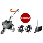 Paket Motorhacke T704 mit Häufler und Metallrädern EvoTools +Plus®