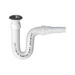 Flexibler Spülbecken-Siphon mit Ablaufventil Texo