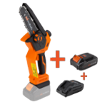 Akku-Mini-Kettensäge-Set bürstenlos mit 2 Akkus und Ladegerät MAX 20V ONE EvoTools®