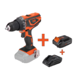 Akku-Bohrschrauber-Set mit 2 Akkus und Ladegerät MAX 20V ONE EvoTools®