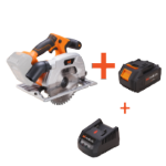 Akku-Kreissäge-Set Bürstenlos mit Akku und Ladegerät EvoTools®
