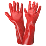 Lange PVC-Handschuhe