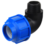 PEHD Winkel mit Außengewinde Italien