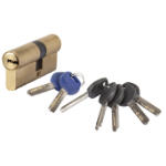 Asymmetrischer Messingzylinder, 7 Bohrmulden-Schlüssel, EvoTools®