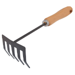 Mini-Rechen mit Holzgriff