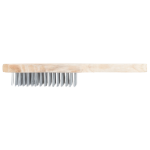 Drahtbürste mit Holzgriff