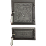 Ofentür + Aschenkasten Trauben Economy