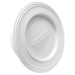 Rauchrohr-Rosette mit Deckel