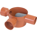 Bodenablauf-Siphon SL 2 Anschlüsse 90/180° Links STY653-S